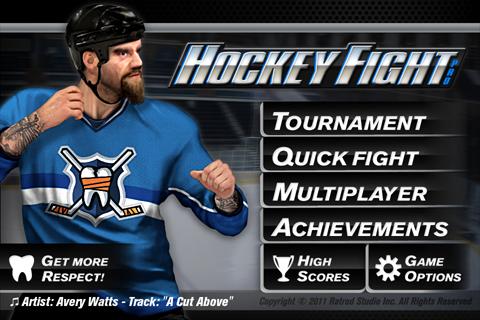 دانلود بازی هاکی روی یخ برای گوشی اندروید Hockey Fight Pro