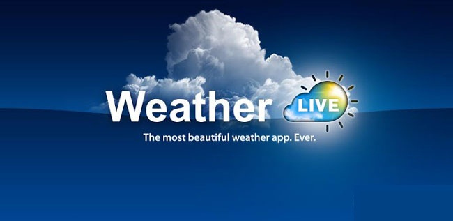 دانلود نرم افزار نمایش وضعیت آب و هوا برای اندروید Weather Live