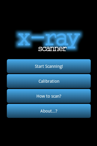 دانلود نرم افزار سرگرم کننده x-ray scanner برای موبایل سیستم عامل اندروید